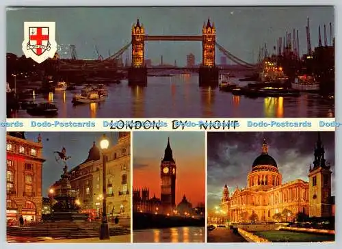 D313763 London bei Nacht. Borough of Camden Capital Souvenirs. United Artists Ltd