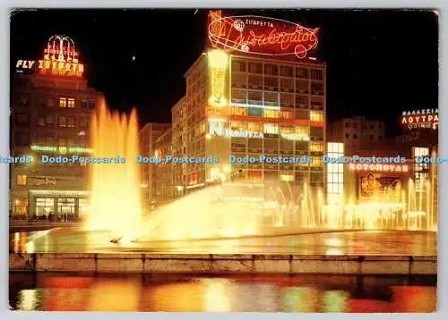 D317576 Griechenland. Athen. Omonia Square. Krüger. 1963. Postkarte