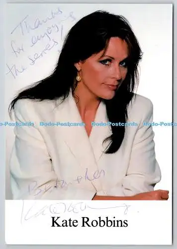 D322805 Kate Robbins. Noel Gay Artists. Walker Print Ltd. HANDSIGNIERTE Postkarte