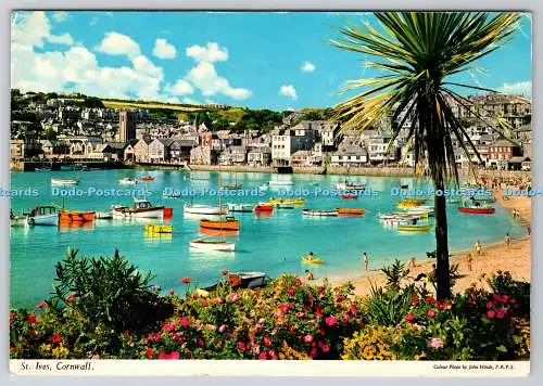 D313767 West Cornwall. St Ives. John Hinde. PM Plymouth Cornwall Devon. 1980