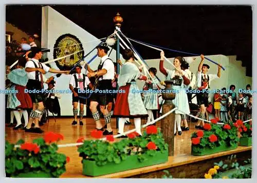 D314780 Bayer. Volkstrachten. Bandltanz. Hans Huber KG. Garmisch Partenkirchen.