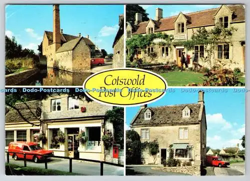D314781 Cotswold Post Offices. Bildkarte der Post. SWPR9. PM. Gloucestersh