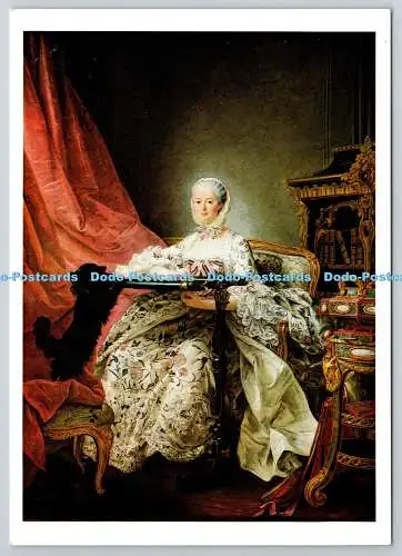 D322835 Francois Hubert Drouais. Madame de Pompadour. Nationalgalerie