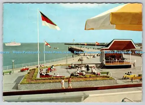 D313796 Nordseebad Insel Helgoland. Kurplatz und Brücke. Jahre Cramers Kunstanst