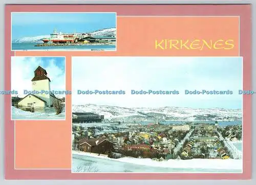 D314783 Norwegen. Kirkenes. Zum Foto AS. Harstad. HG Offset. Postkarte. Multi View