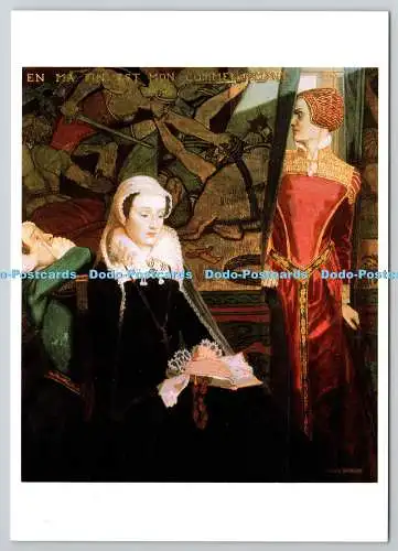 D322839 John Duncan. Maria. Königin von Schottland in Fortheringhay. Die Universität St.