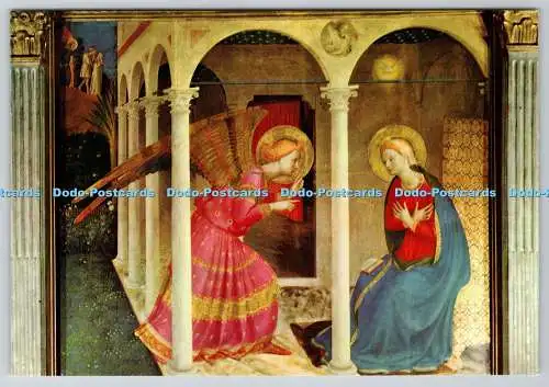 D313799 Cortona. Museo Diocesano. Verkündigung von Beato Angelico. Kodak Ektachro