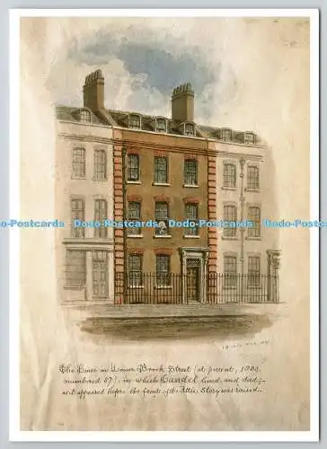 D322840 John Buckler. Handel House Trust Ltd. Aquarell