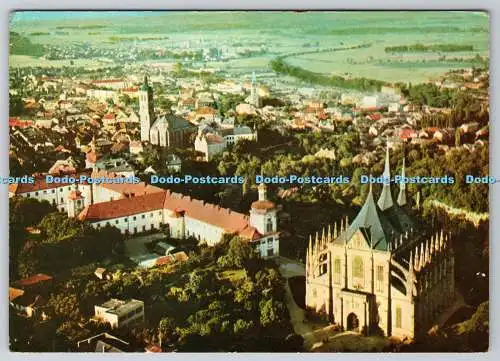 D314832 Kutna Hora. Gesamtansicht der Stadt mit Dom St. Barbara. Nakladat