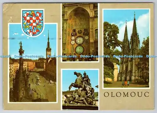 D314834 Olomouc. Namesti Miru. Orlog. Dom. Caesarova kasna. Jan Tachezy. Tisk Se