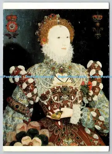 D322915 Stil von Nicholas Hilliard. Queen Elizabeth I. Das Pelikan-Porträt. Wal
