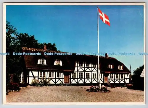 D317684 Dänemark. Mogenstrup Inn Farm House. Farbkarte. Broholm Pulsen. Postkarte