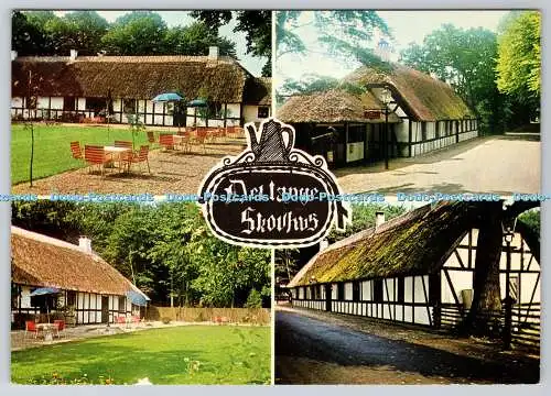 D317686 Dänemark. Det lange Skovhuse. B. Berner. Vejleby. Nr. 788. Postkarte. Mult