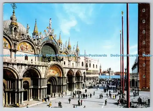 D319281 Venezia. Markusplatz und Basilika. Brunner. Como