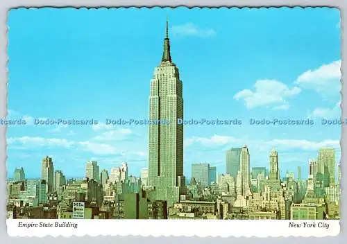 D317687 New York City. Empire State Building. A. Devaney. Manhattan Postkarte Pu