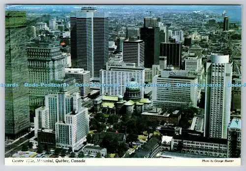 D317688 Kanada. Quebec. Centre Ville. Luftaufnahme der Innenstadt von Montreal. George H