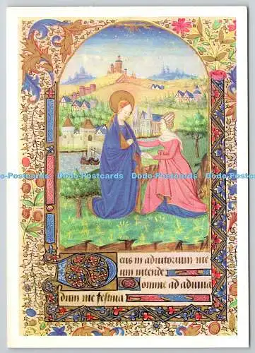 D322929 Bodleian Library. Oxford. Besuch des B.V.M. aus einem Stundenbuch