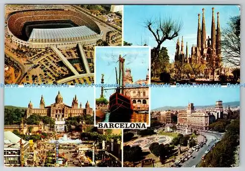 D314875 Barcelona. Sagrada Familia. Carabela Sta. Maria. Pza. Cataluna. Vis Colo