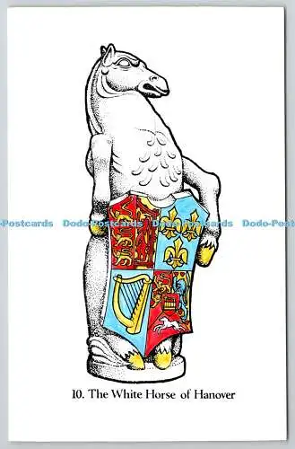 D322964 Das weiße Pferd von Hannover. Postkarte