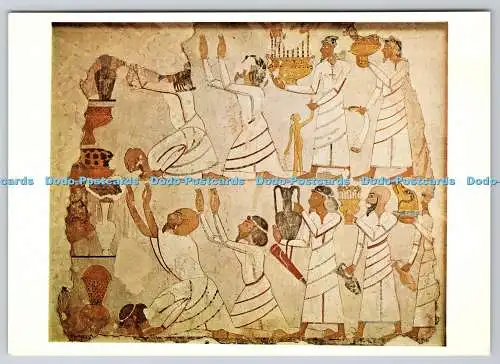 D319326 The British Museum. Wandgemälde aus dem Grab von Sobkhotpe in Theben.