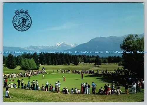 D313931 Golfschlägerkrane. Schweiz. Heimat der Swiss Open seit. Gaston Barra