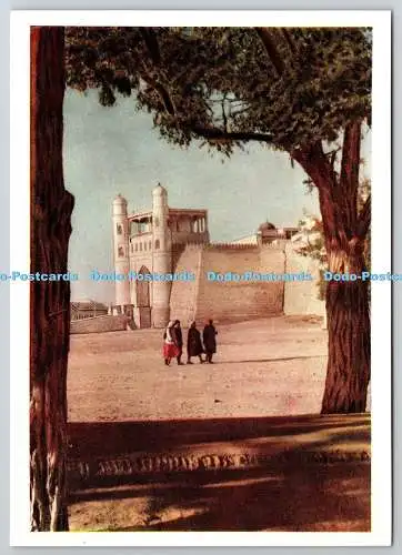D322972 Buchara. Alte Festung. Izogiz. Poligrafkombinat. Moskau. UdSSR