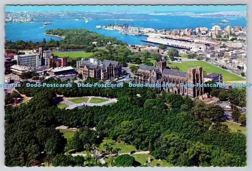 D319341 Hafen von Sydney mit Blick auf den Hyde Park. Sand. Sandscene International