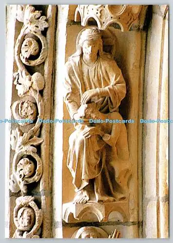 D322981 Chartres. La Cathedrale. Portail Nord. Detail Dieu creant Adam. Editionen