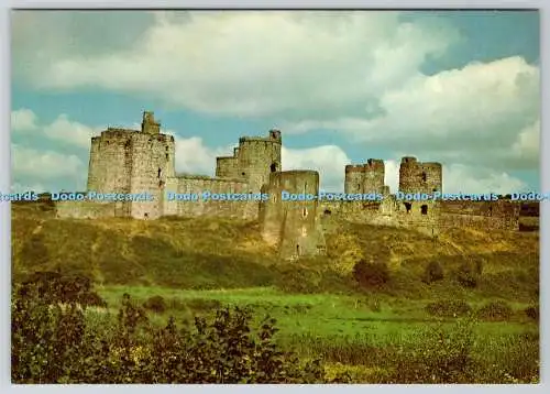 D319351 gefärbt. Schloss Kidwelly. Blick von Osten. H.M.S.O. The Campfield Pr