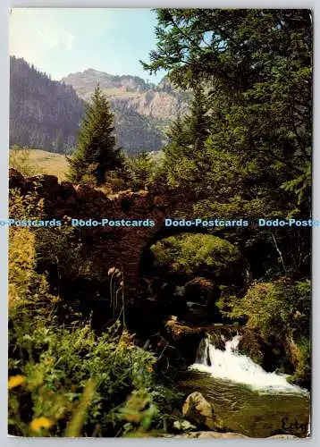 D323002 Frankreich. Bilder von Chez Nous. Le torrent et son vieux pont. Edition EDY.