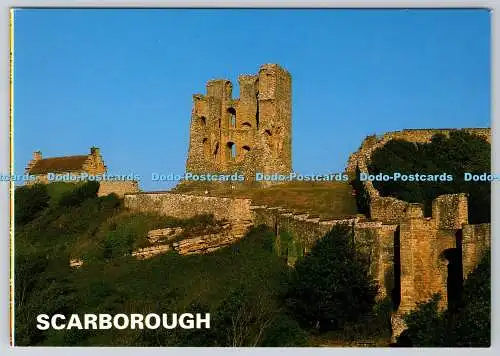 D317780 Scarborough. Schloss aus dem Norden. Alan Curtis. John Hinde. United King