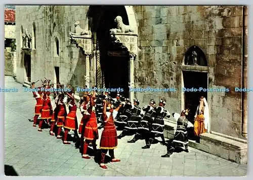 D313978 Korcula. Moreska Rittertanz. Turisticka Stampa Beograd. SM. P. Marza