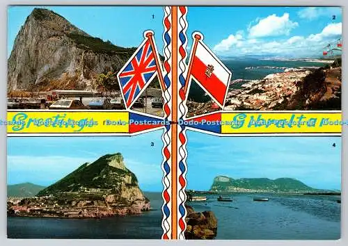 D319373 Grüße aus Gibraltar. Blick auf die Stadt. Rock Photographic Service. Joe P