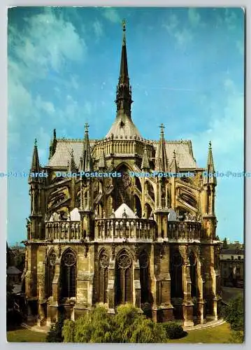 D323017 Frankreich. Kathedrale de Reims. Labside et le clocher groß. Lyoncolor.