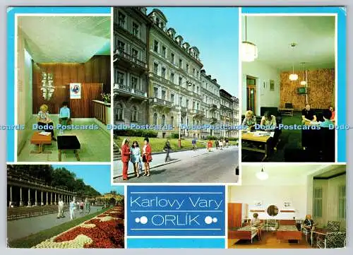 D317798 Karlsbad. Lecebny dum Orlik. J. Tinda. J. Krulis. Tisk Severografia