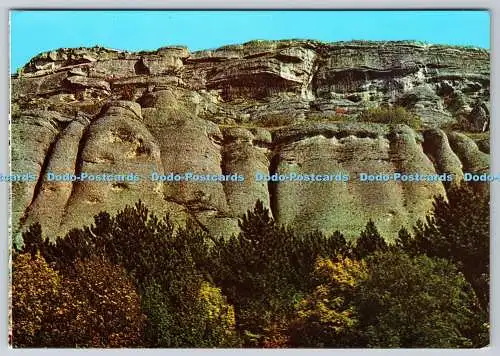 D314977 Würfel Madara. Felsen. D. Dimitrov. Septemvri. Bulgarien. Postkarte