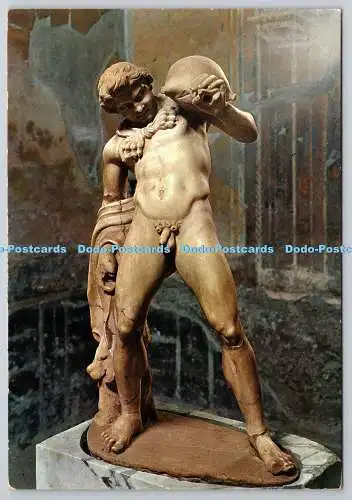 D323046 Ercolano. Satyr mit Weinschlauch. Interdipress. Napoli. IDP. P. Marzari srl