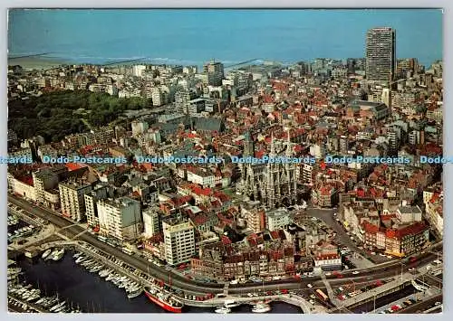 D314011 Belgien. Ostende. Luftbild Panorama. Van Mieghem. A. 1985. Krüger. A 95.