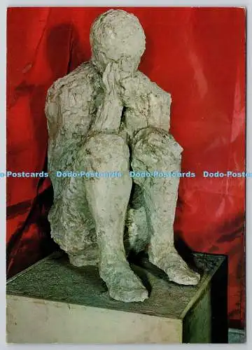 D323047 Italien. Pompeji. Ausgrabungen. Mannguss liegend. AMG
