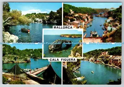 D314013 Mallorca. Cala Figuera. Campana Puig Ferran. Postales Farbe Cyp. Barcelo