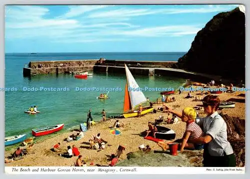 D317822 Cornwall. Strand und Hafen Gorran Haven in der Nähe von Mevagissey. E. Ludwig. Joh