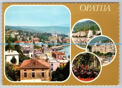 D315006 Kroatien. Opatija. Inventa. N. 5603. Postkarte. Multi View