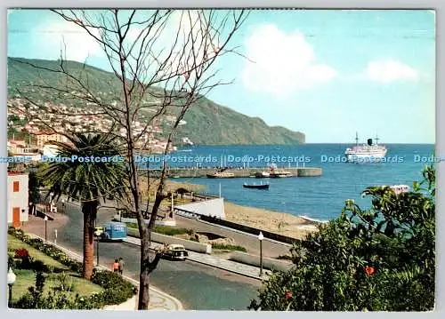 D314029 Madeira. Funchal. Western View. GM. Naturfarben. Gedruckt in Italien. M