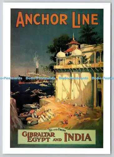 D323069 Ankerleine. Gibraltar Ägypten und Indien. A. Welsh. Andrew Reid. Glasgow M