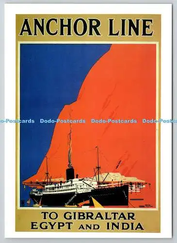 D323070 Ankerleine. Gibraltar Ägypten und Indien. Tyler. Dobson und Molle. Glasgow