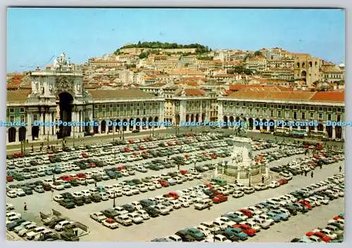 D315024 Portugal. Lissabon. Schwarzes Pferd quadratisch. Comer. N. 872. Postkarte