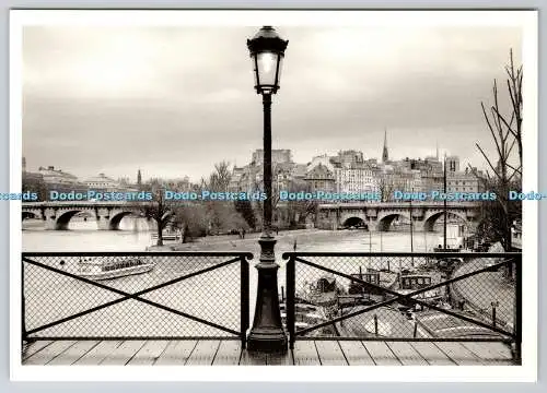 D319441 Le Pont Neuf et le Nouveau Pont des Arts. Jean Mounicq. Hazan