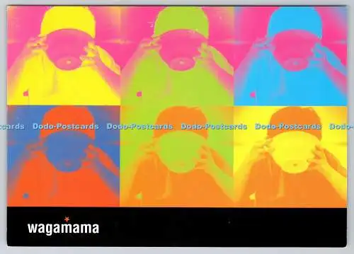 D314045 Wagamama. Positive Ernährung und positives Leben. Postkarte