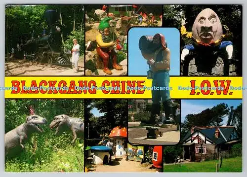 D315025 Isle of Wight. Blackgang Chine. J. Salmon. Sevenoaks. Kamerafarbe Postc