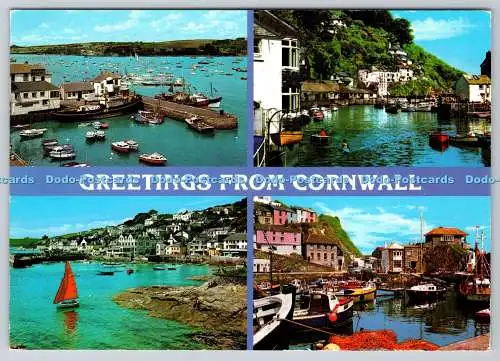 D319444 Grüße aus Cornwall. Falmouth. John Hinde. Multi View